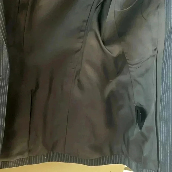 [4P]Brooks Brother Blue Pinstripe Wool  Blazer Jacket - Picture 8 of 15
